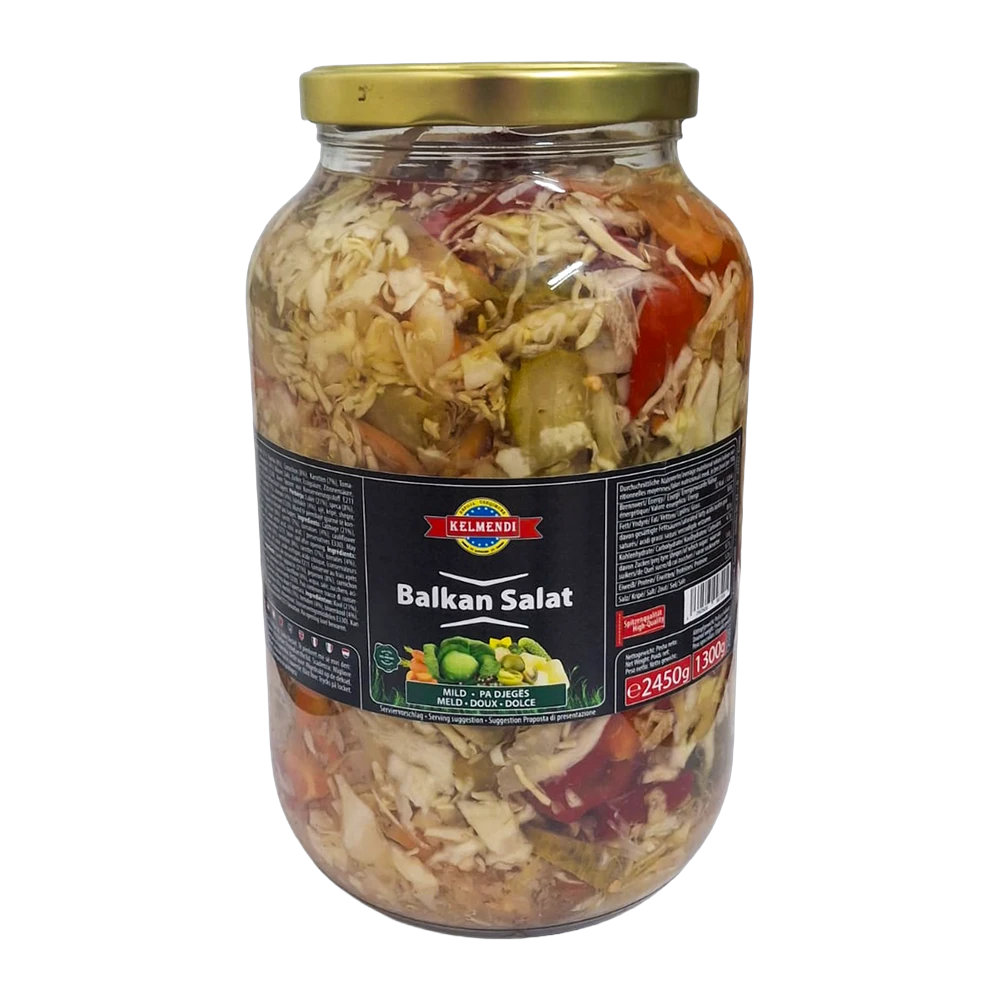 Balkan Salat geschnitten 2.450 Kg (1*6)