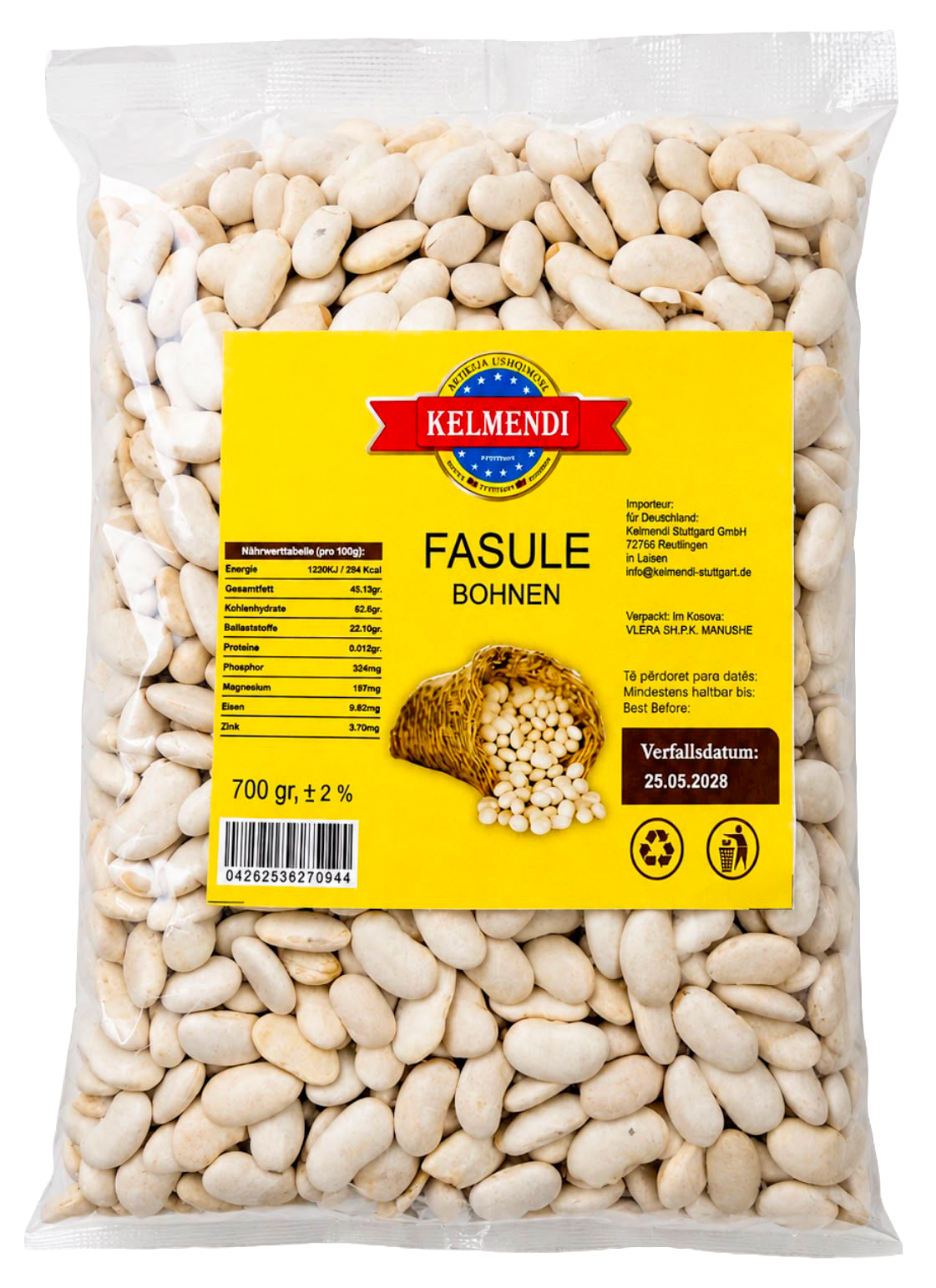Weisse Bohnen 700gr(1*20)