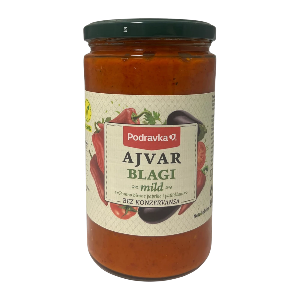 Podravka Ajvar 720 ml Mild (1*12)