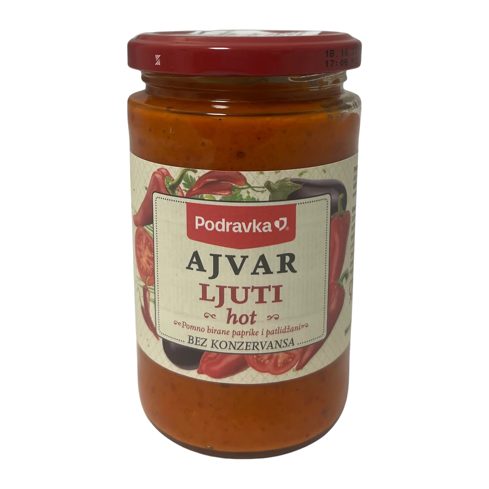 Podravka Ajvar 370 ml Scharf(1*12)