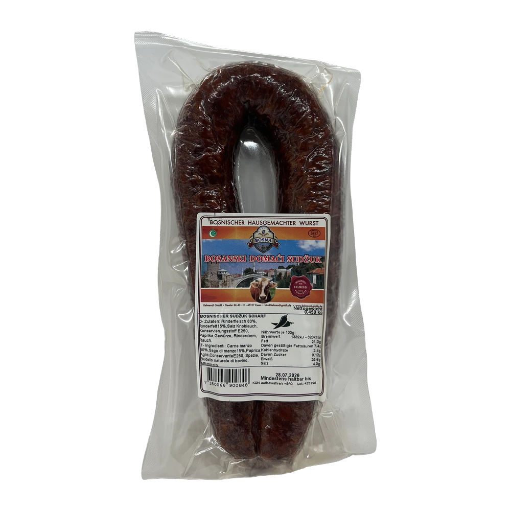 Bosna Suxhuk Domaci 450gr scharf (1*11)