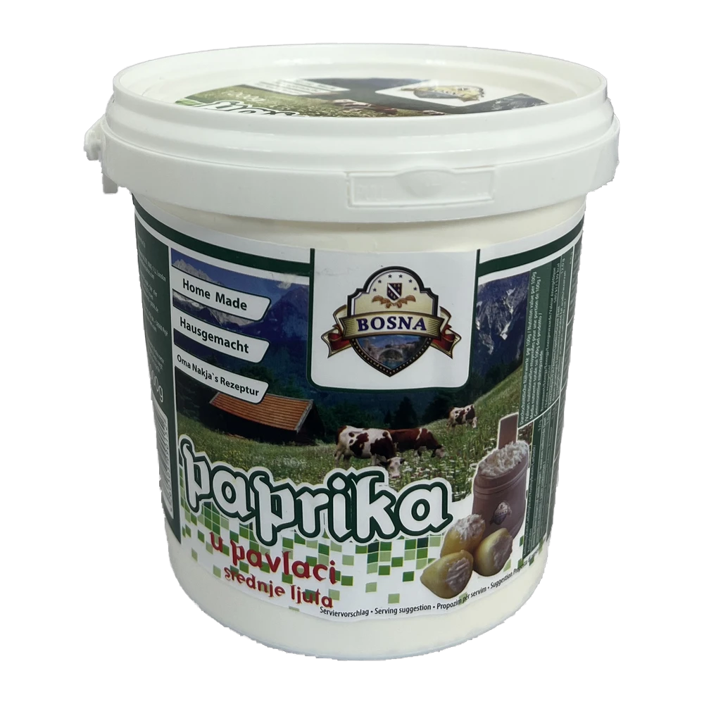 Paprika mit sauerrahm Bosna 800 gr (1*6)