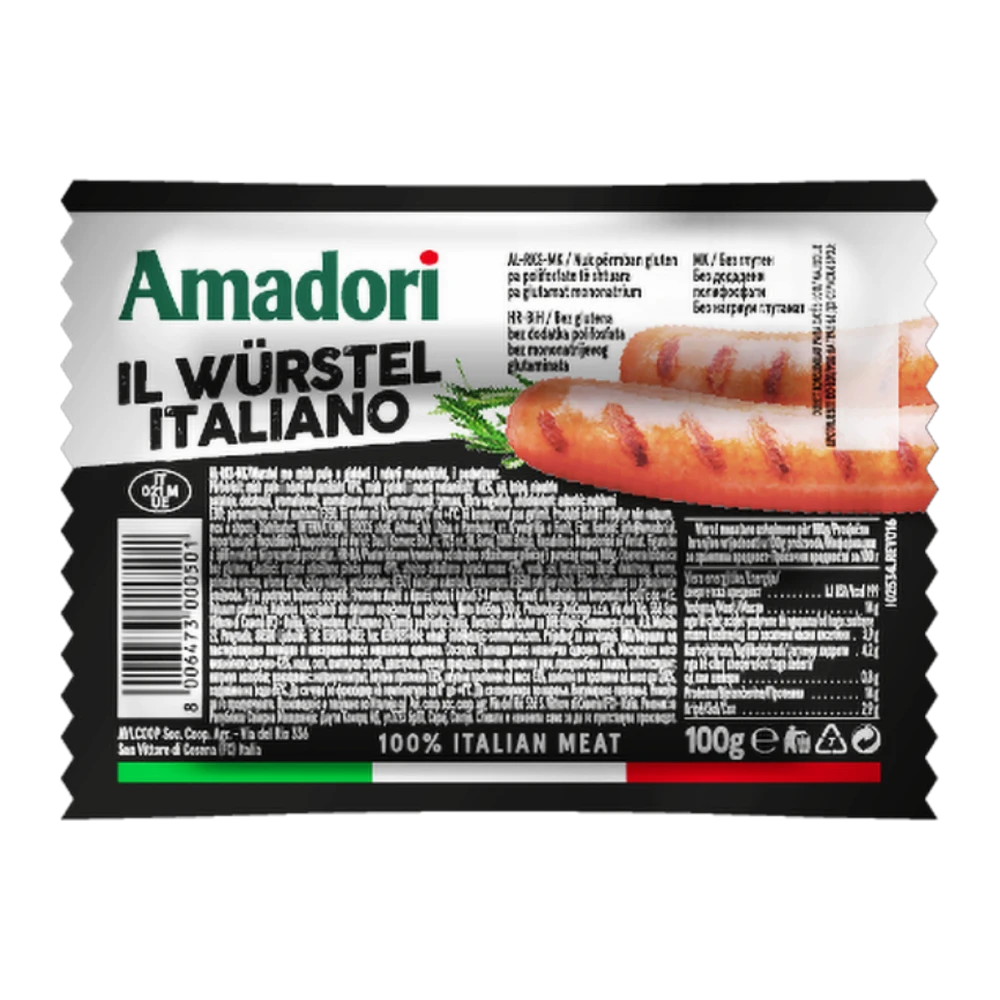 Amadori Hot Dog 1 Kg (1*4)