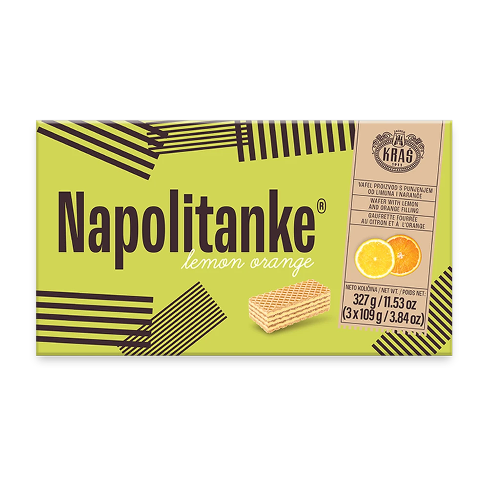 Napolitanke Zitrone 327 gr (1*16)