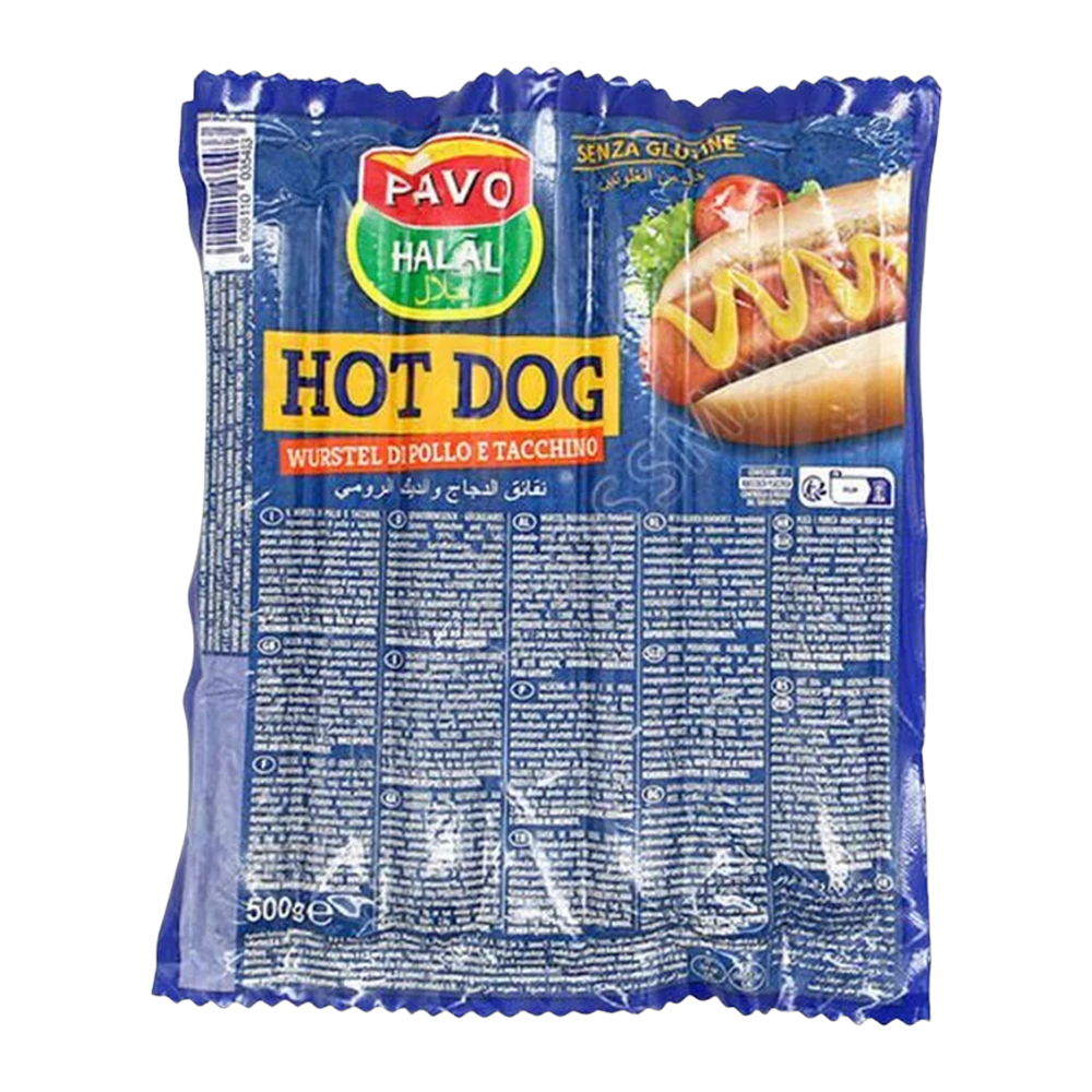 Pavo Hot Dog 500gr (1*12)