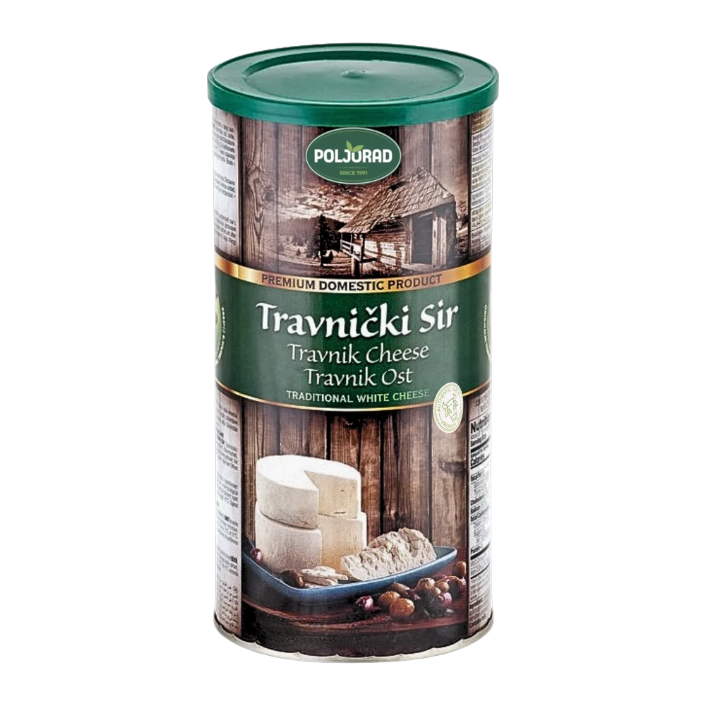 Travnik Weichkäse 800gr Dose Poljorad(1*6)