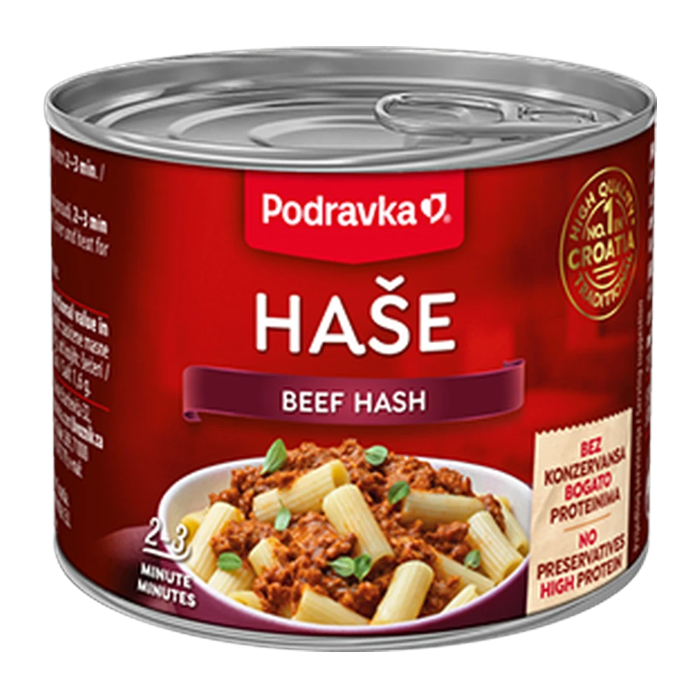 Podravka Hase''Beef Hash''200gr(1*15)