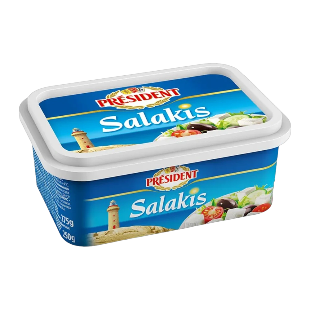 President kässe Salakis 250gr(1*8)