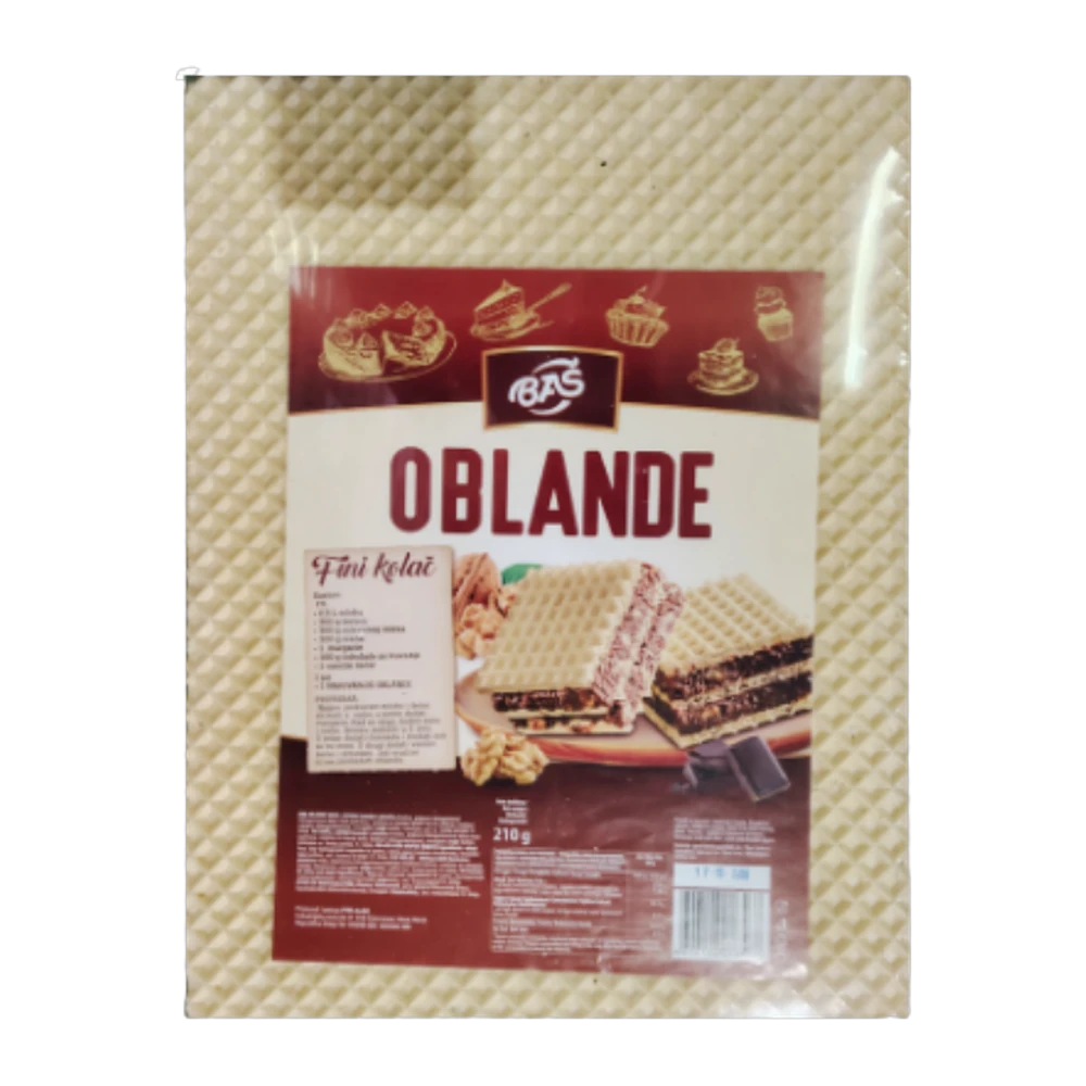 Oblatne BAS 210gr (1*20)